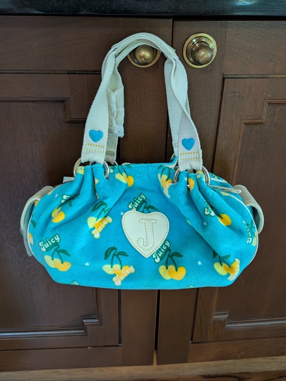 RARE, VINTAGE, Y2K NWT Juicy Couture BABY FLUFFY Poolside Terry Hobo/Satchel Bag - Picture 2 of 16
